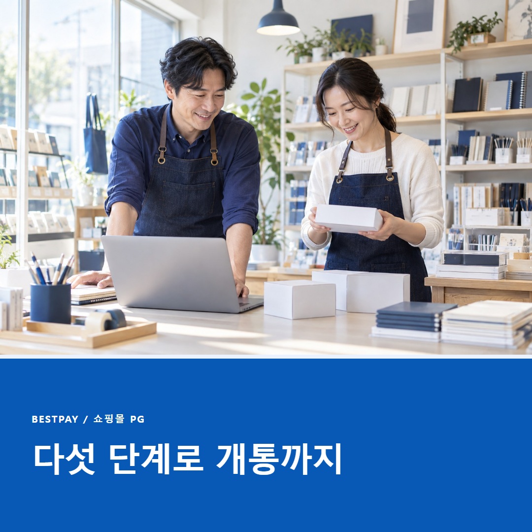 쇼핑몰 PG 가입 순서